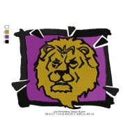 Lion Embroidery Design 4